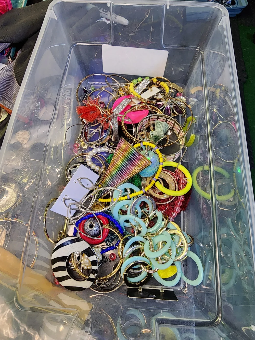 1lb Mixed Fashion Jewlery Lot For Crafting May Or May Not Have Matches